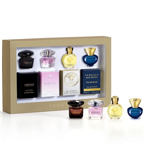 versace miniature perfume set|versace mini perfume set women.